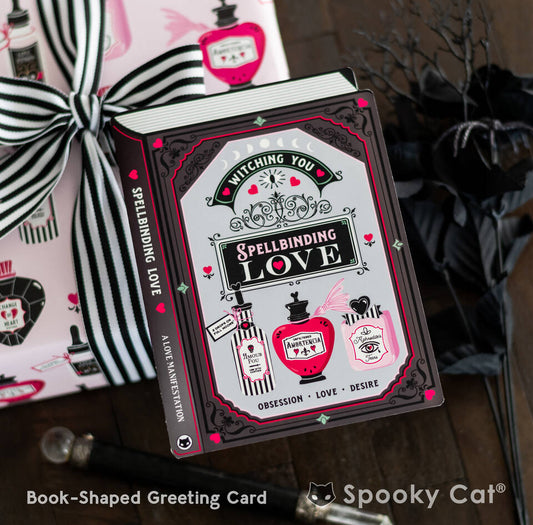 Love Potion Book Valloween Card