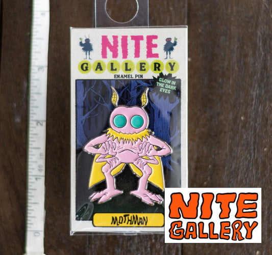 Pink Mothman Pin