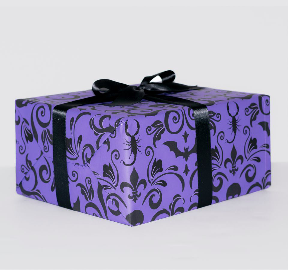 Gothic Damask Gift Wrap