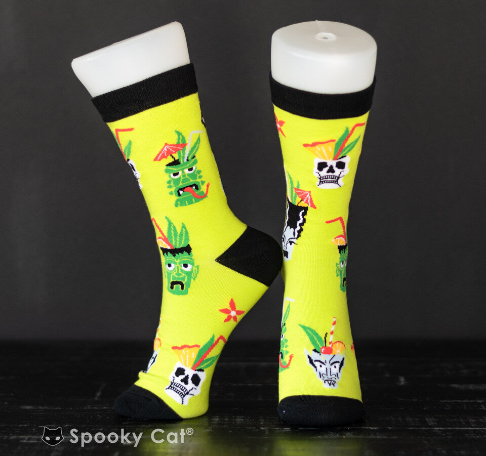 Monster Tiki Cocktail Socks