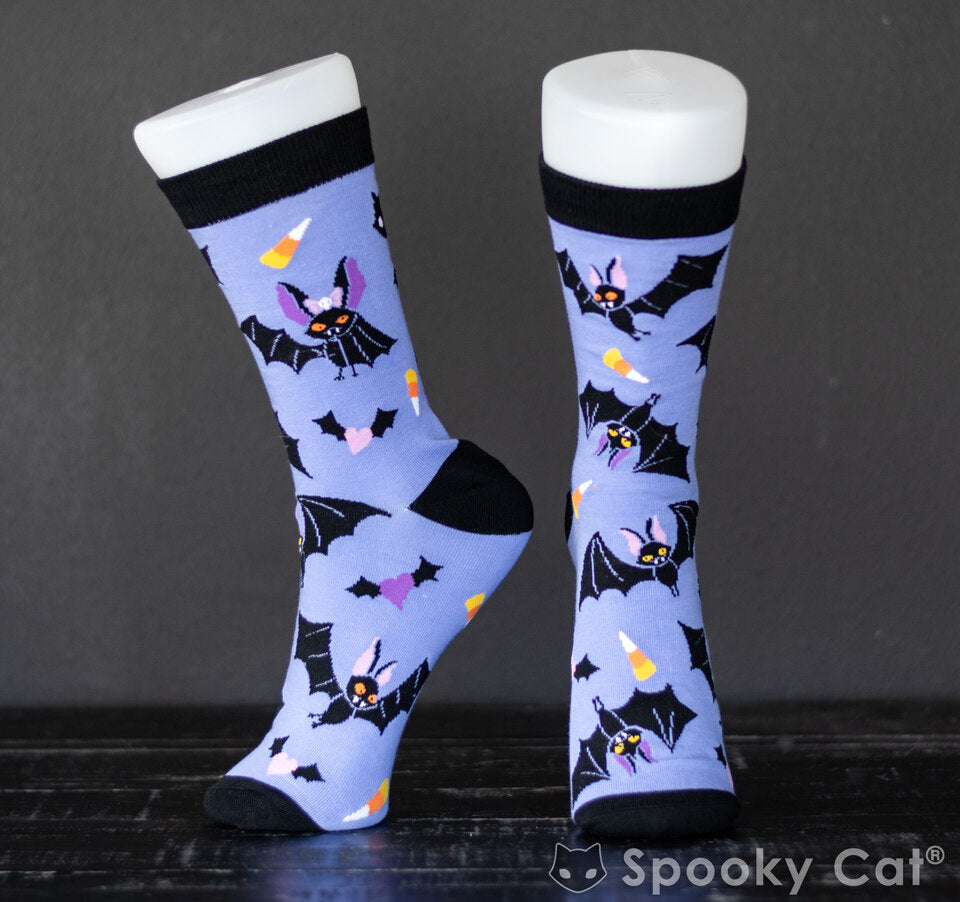 Cute Bat Gothic Halloween Socks