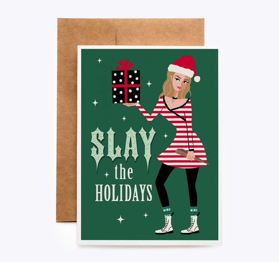 Buffy the Vampire Slayer Christmas Card