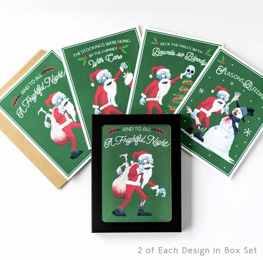 Zombie Santa Christmas Card